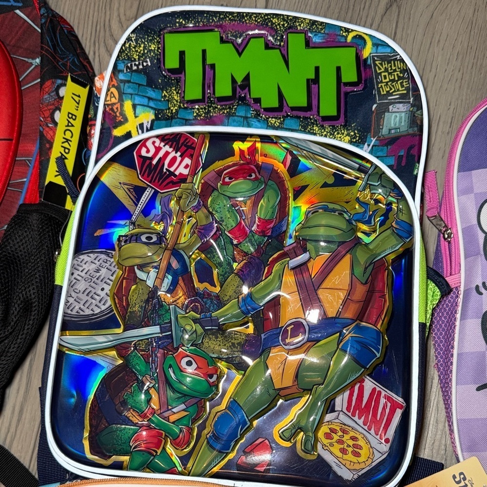 NEW! Kids Cartoon Character Backpack Boy Girl Backpacks - Picture 8 of 8